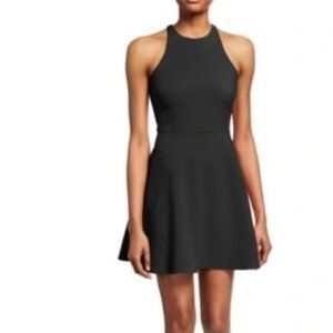 Likely Moore Fit and Flare Mini Sleeveless Skater Dress Black 4 NWT LBD